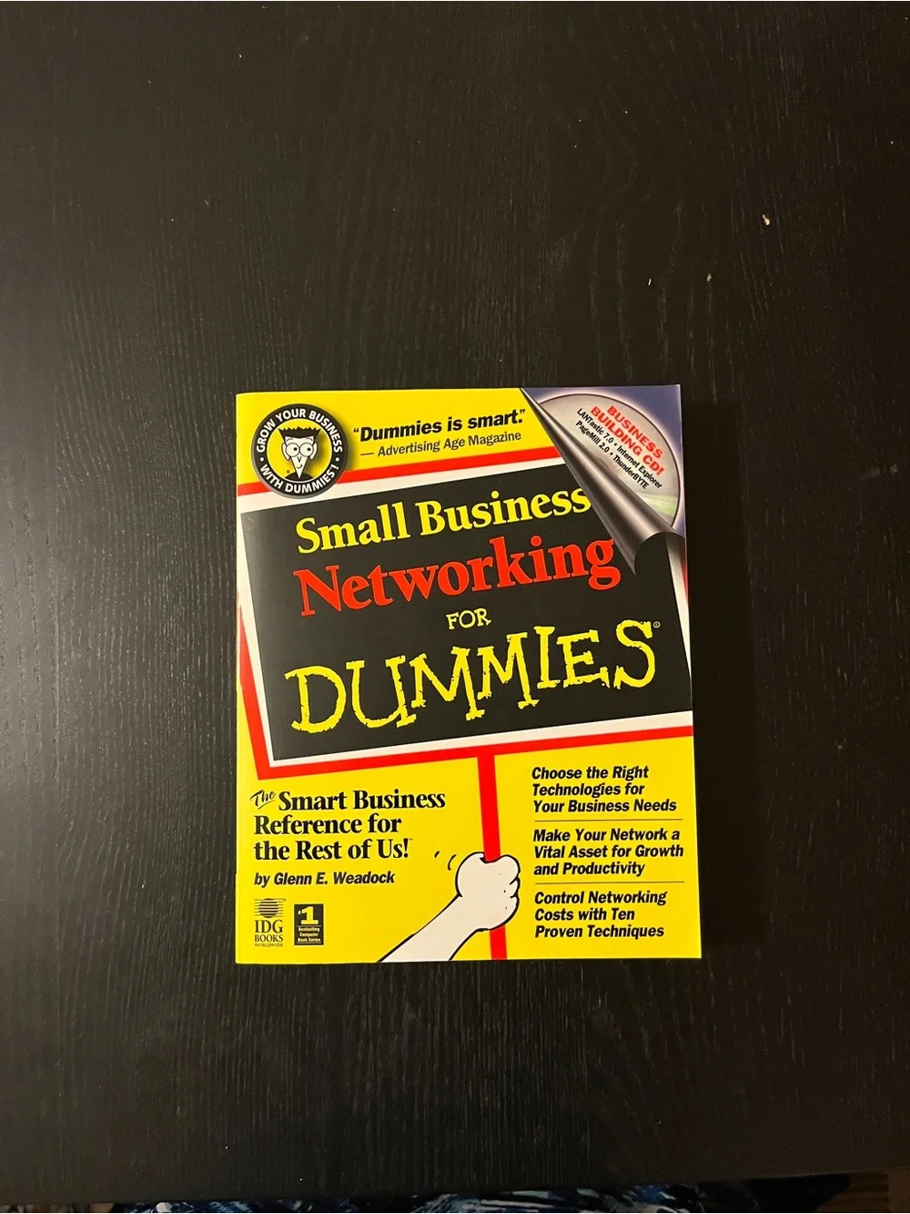 (Original $24.99) Small Business Networking For Dummies Book CD ISBN 0764502891